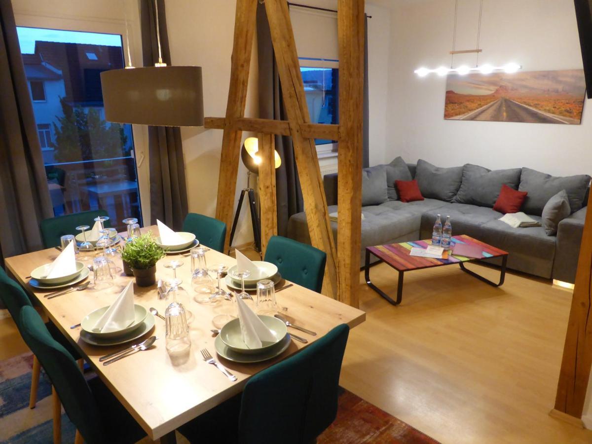 Jena City Apartment, Balkon, Sonnig, Wifi, Parkplaetze, Naehe Zentrum Ngoại thất bức ảnh